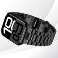 Series X Smartwatch with Premium Black Metal Chain - Tech Armor